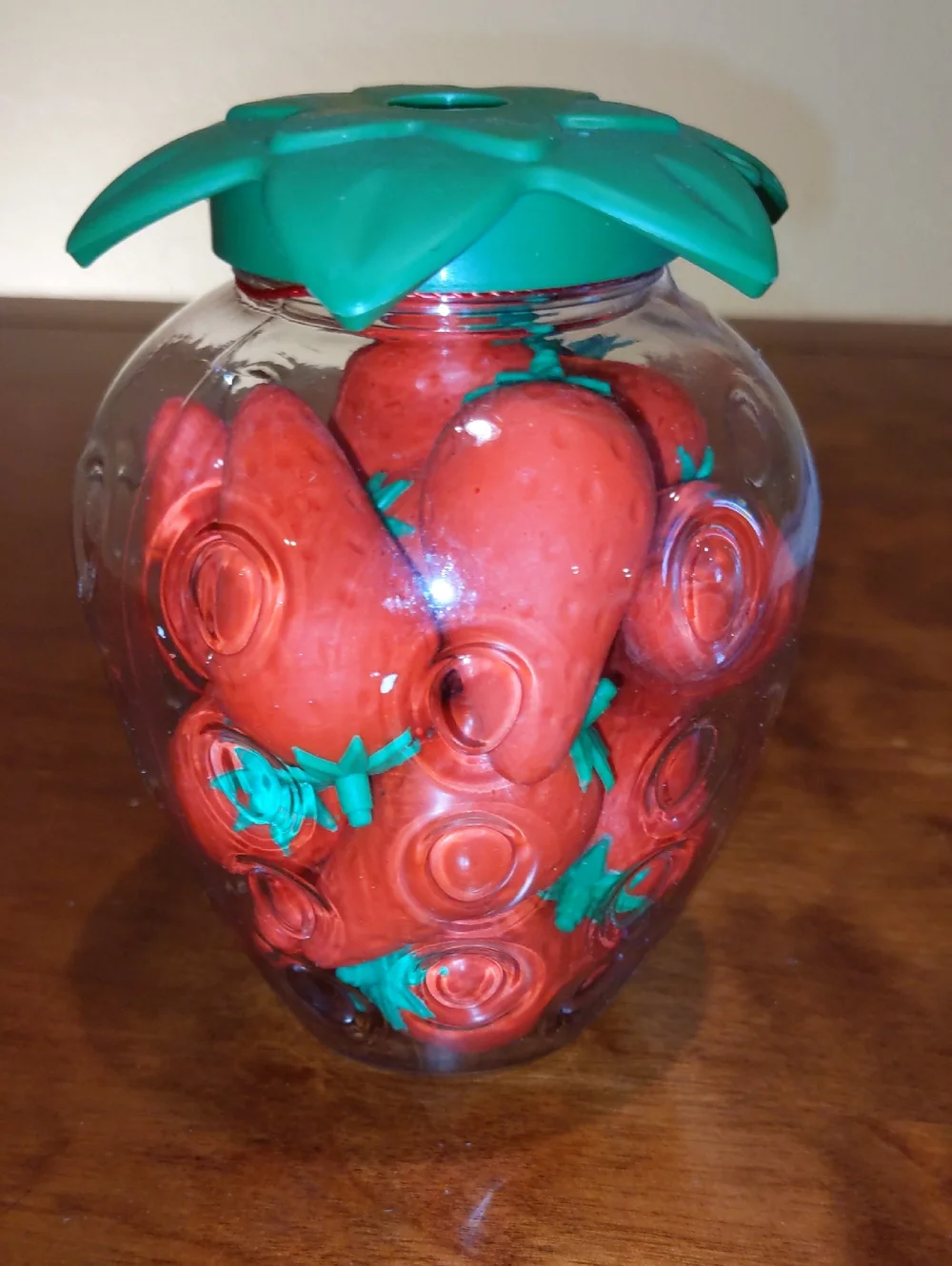 Strawberry ERASERS Reusable Container New School Classroom Bowl Filler Summer